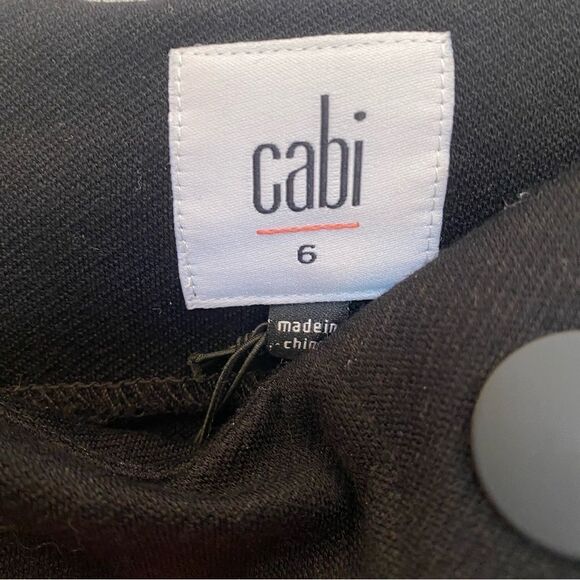 CAbi Women's 6 A-Line Button Detail Ponte Knit Utility Skirt - Picture 7 of 9